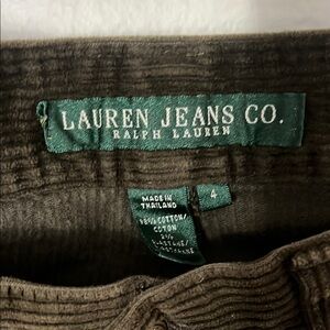 Lauren Jeans Co. Brown Corduroy Pants
